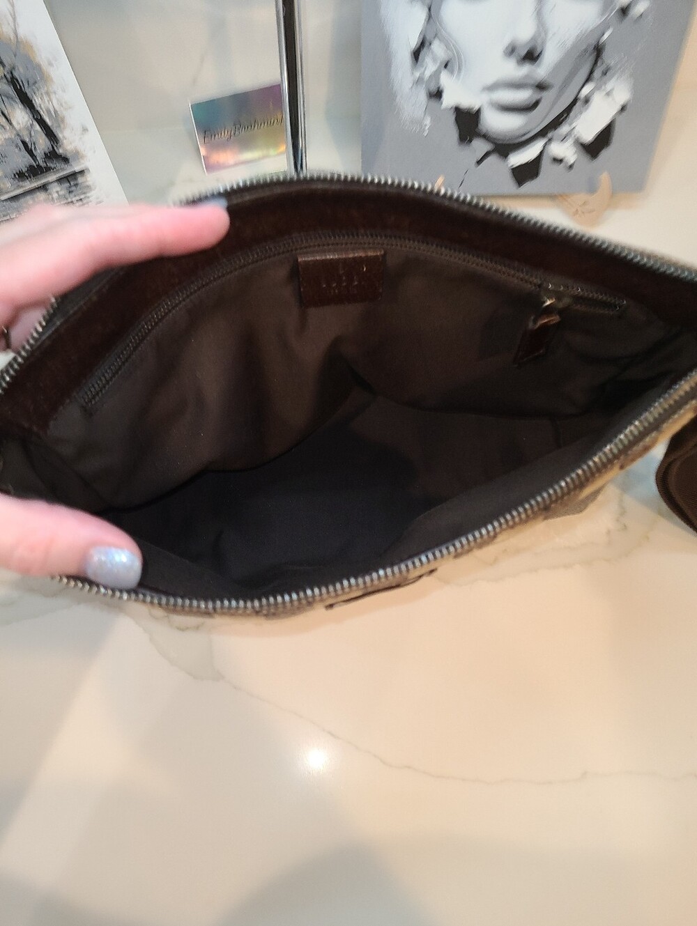 Gucci Vintage Brown GG Supreme Canvas Crossbody - Picture 10 of 15
